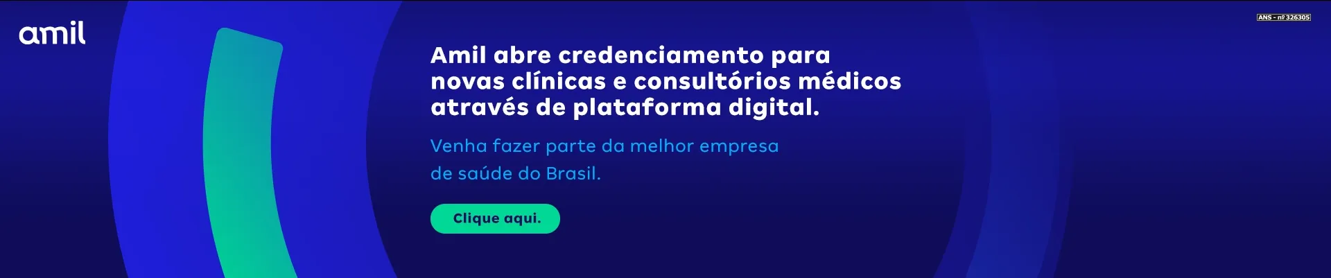 Amil abre credenciamento para novas clínicas e consultórios.