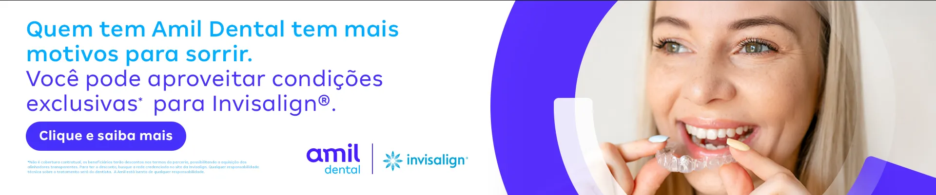 Conheça as condições de contratação de um plano Amil Dental.