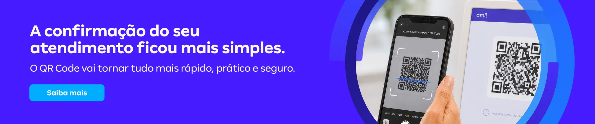 A confirmação do seu atendimento ficou mais simples.