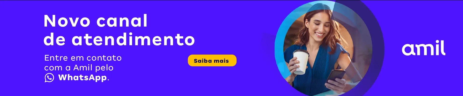 Novo canal de atendimento Amil por WhatsApp